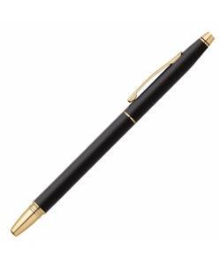 CrossClassic Black Century Fountain Pen w/ Medium 23k gold plate